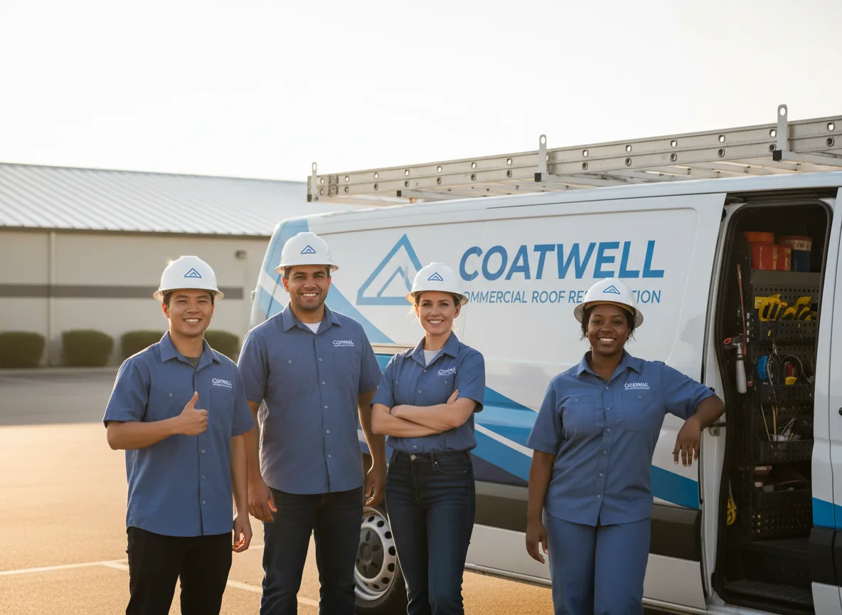 Commercial roof coating company in Louvale, GA